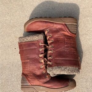 Keen Brown Leather Winter Boots